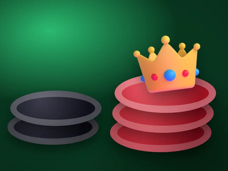 Checkers in play