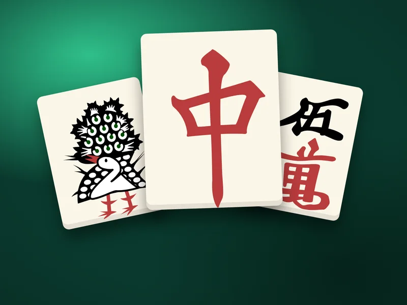 Mahjong Solitaire in play