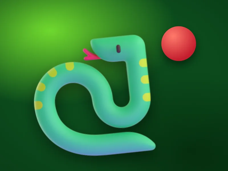 Snake in play