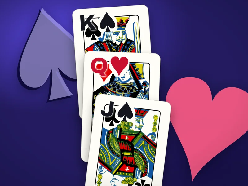 Spider Solitaire in play