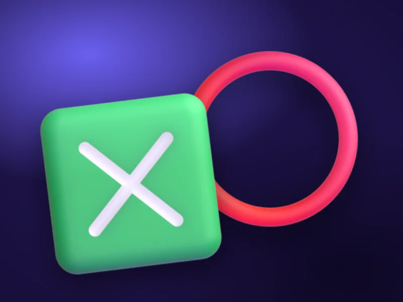 Tic Tac Toe in play